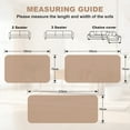 thumbnail image 2 of Eurhowing Thicken Pet Sofa Cover, Non-Slip Pet Friendly Couch Protector, Plush Dog Proof Slipcover for Living Room, 28"×83", Light Brown, 2 of 11