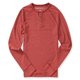 thumbnail image 2 of Aeropostale playera henley raglán texturizada para hombre, rojo, extragrande Aeropostale henley, 2 of 2