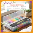 thumbnail image 5 of Hey Play 100-Pack Gel Pen Set for Coloring, Journaling, and School Supplies, 5 of 7