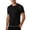 Q118 Black, variant on CONZONE Mens T-Shirt Summer Short Sleeve Crew Neck Solid Color Lightweight Breathable Soft Tee Army Green Size M