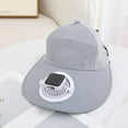 thumbnail image 4 of Solar Fan Hat Outdoor Fast-drying Lightweight Rechargeable Strong Wind Cool Sun Hat Sports, 4 of 6