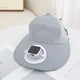 thumbnail image 4 of Gorra de ala ancha para exteriores con sombrero de ventilador solar | USB recargable | Viento fuerte Enfriamiento de 3 velocidades | Malla impermeable de secado rápido | Protección solar unisex, 4 of 6