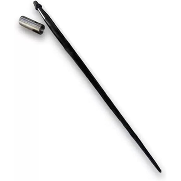 Conus Bale Spear 43” with Sleeve - Premium Heavy-Duty Hay Handling - 3,500 lb Load Capacity Black Spear