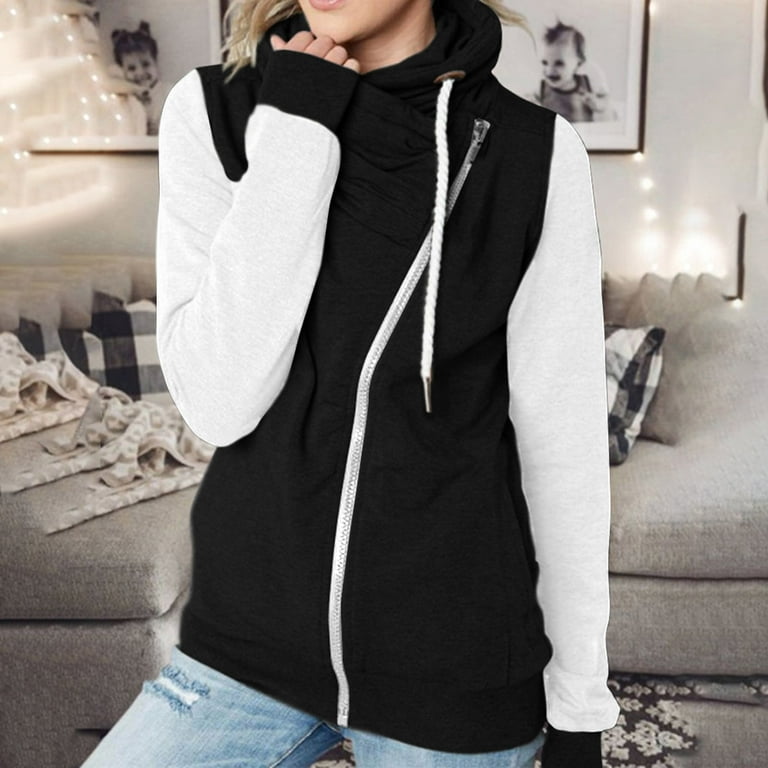 Buy Women Polyester Loose-Fit Trendy Hooded Gym Jacket - Color