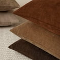 thumbnail image 4 of SUSIELADY Pack of 2 Decorative Throw Pillow Covers, 18x18 Inch, Soft Textured Square Cushion Covers with Zipper for Sofa, Couch, Bed, Living Room, Farmhouse, Cozy Accent Pillows, Rust-Orange, 4 of 7