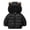 #A02-Black, variant on Abcomgle Toddler Winter Coats for Girls 3t Lightweight Puffer Padded Infant Winter Coat Cute Bear Ears Hooded Infant Puffer Coat Winter Warm Puffer Jacket Boys