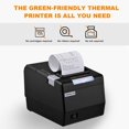 thumbnail image 2 of Rongta POS Printer, 80mm Thermal Receipt Printer, Restaurant Kitchen Printer with Auto Cutter, USB Serial Ethernet Interface, ESC/POS Command, Suppor, 2 of 8