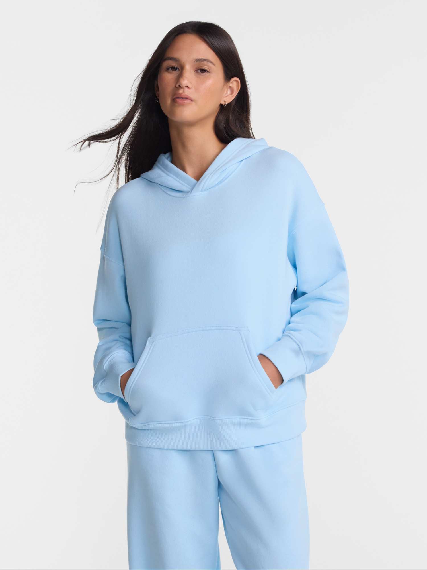 No Boundaries Women's Oversized Fleece Hoodie