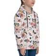 thumbnail image 3 of Vsdgher Rose Flowers Hoodie Youth Classic Hooded Pullover Sweatshirts Essentials Hoodie for Children (s-xl)-Medium, 3 of 6