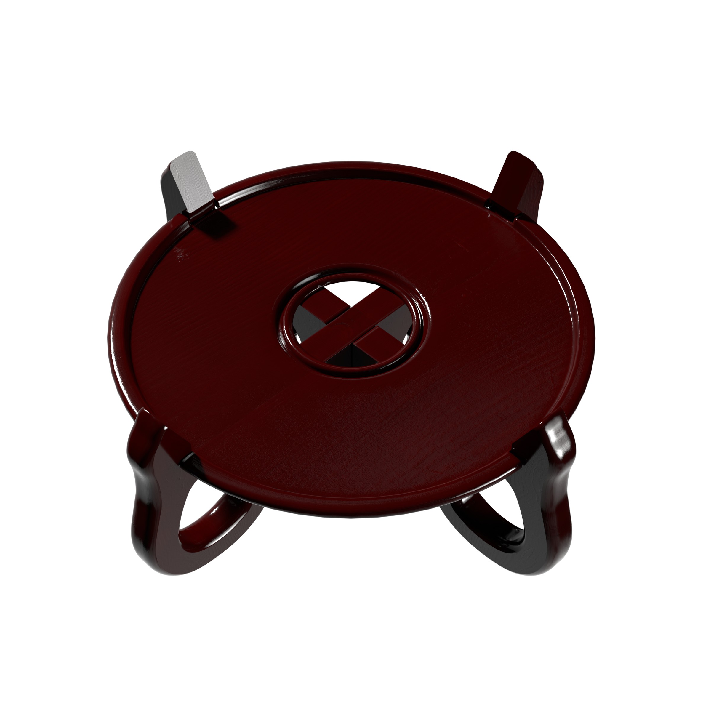 Red Lantern Fishbowl Cross Stand - Size 9.5 in. Base Diameter