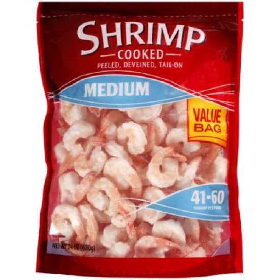 Medium Cooked Shrimp (41/60) 24oz Valuebag Walmart Inventory Checker