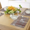 thumbnail image 4 of Ambesonne Forest Place Mats Set of 4, Bird on Leafless Branch, Standard Size, Multicolor, 4 of 6