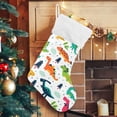 thumbnail image 5 of Coolnut Snowflake Winter Christmas Stockings Christmas Tree Christmas Presonalized Large Stocking Sock, Set of 2 Xmas Party Winter Decor Candy Bag Family Holiday Gift, 17.7 Inch, 5 of 7