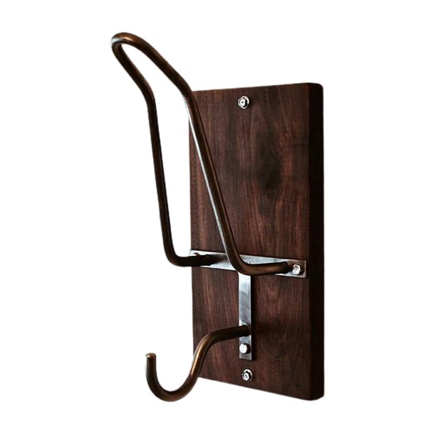 Motorcycle Helmet Rack And Jacket Hook Wooden Metal Hats Multipurpose