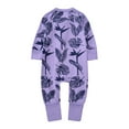 thumbnail image 3 of Emy Dola Baby Footless Pajamas Cotton Unisex Infant Zipper Romper with Mitten Cuffs Sleep Play PJS Long Sleeve Jumpsuits, 3 of 10