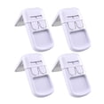 thumbnail image 1 of Miangastore Drawer Door Latch White 4Pcs 2.8X2.8X1.6In, 1 of 8