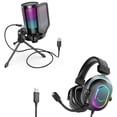 thumbnail image 1 of Micrófono USB para juegos y auriculares FIFINE A6V+H6 para PS5, PC, 1 of 8