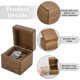 thumbnail image 4 of Caja de madera para reloj, estuche de madera de nogal, caja de almacenamiento individual para reloj, vitrina para reloj, caja de regalo cuadrada para joyas con almohada, 4 of 6