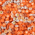 thumbnail image 2 of John Bead 495 Pcs 4x7mm Orange Mixed Plastic Round Alphabet Craft Beads, 2 of 4