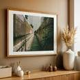 thumbnail image 4 of Urban Passage - Los Angeles California Photography Street Photography Bridge Industrial Graffiti Architecture Vintage Oak Framed Wall Art Print 16 x 24 inches, 4 of 6