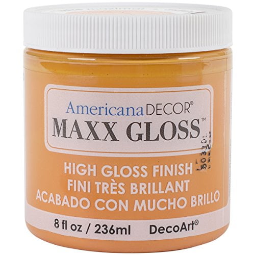 Deco Art Maxx Peinture Acrylique Brillante, 8 oz, Tranche Orange