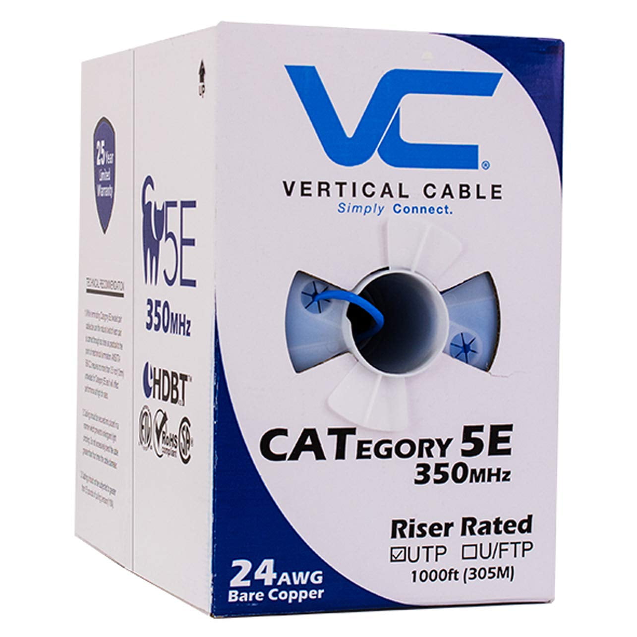 Vc Vertical Cable Vertical Cable Cat5E, 350 Mhz, Utp, Gel Filled 