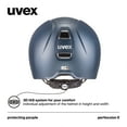 thumbnail image 5 of Uvex Perfexxion II, Adjustable and Ventilated Equestrian Helmet for Adults, Blue, L-XL, 5 of 6