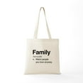 thumbnail image 5 of CafePress - Family Weird People Tote Bag - Unisex Canvas Tote Bag, Beige, 1-Piece, 5 of 6
