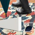 thumbnail image 2 of Yayeee Doormat for Inside 20"x32" Absorbent Low-Profile Washable Non-Slip Rubber Backed Entryway Rug, Vibrant Japanese Flowers, 2 of 8