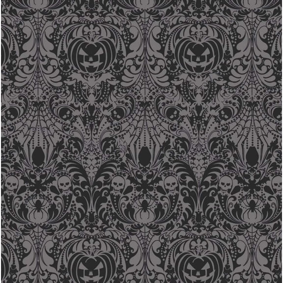 Freckle + Lollie Halloween Spell on You Damask 100% Cotton Price per Yard