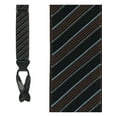 thumbnail image 2 of CrookhornDavis  Park Avenue Diagonal Stripe Button End Elastic Braces (Men), 2 of 5
