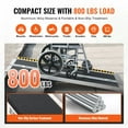 thumbnail image 3 of Portable Wheelchair Ramp, 5 ft 800 lbs Capacity, Lightweight Aluminum Folding Threshold Ramp – Non-Slip Portable Ramp for Wheelchairs, Scooters & Mobility Aids – Easy Setup for Steps, Stairs,, 3 of 11