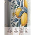 thumbnail image 6 of Sheer Curtains 96 Inches Long 2 Panels, Watercolor Summer Lemon Rod Pocket Curtain Voile Draperies, Medieval Floral Art Light Filtering Window Treatment for Living Room Kitchen Bedroom, 6 of 8