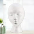 thumbnail image 2 of Queroig Foam Mannequin Useful Sturdy PE Foam Mannequin Wig Head Wig Holder, 2 of 8