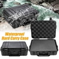 thumbnail image 2 of Plastic Safety Equipment Case Waterproof Hard Carry Tool Box Shockproof Storage Box with Sponge for Tools Camera, 2 of 10