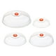 thumbnail image 1 of GOOHOCHY 4pcs Cubiertas de alimentos para microondas cubiertas de salpicaduras de horno cubren tapas de microondas para alimentos, 1 of 8