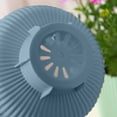 thumbnail image 5 of High-Footed Plastic Flower Pot, Modern Stripe Design Lightweight Self-Watering Planter with Detachable Base for Indoor Potted Plants & Home Decor, 5 of 5