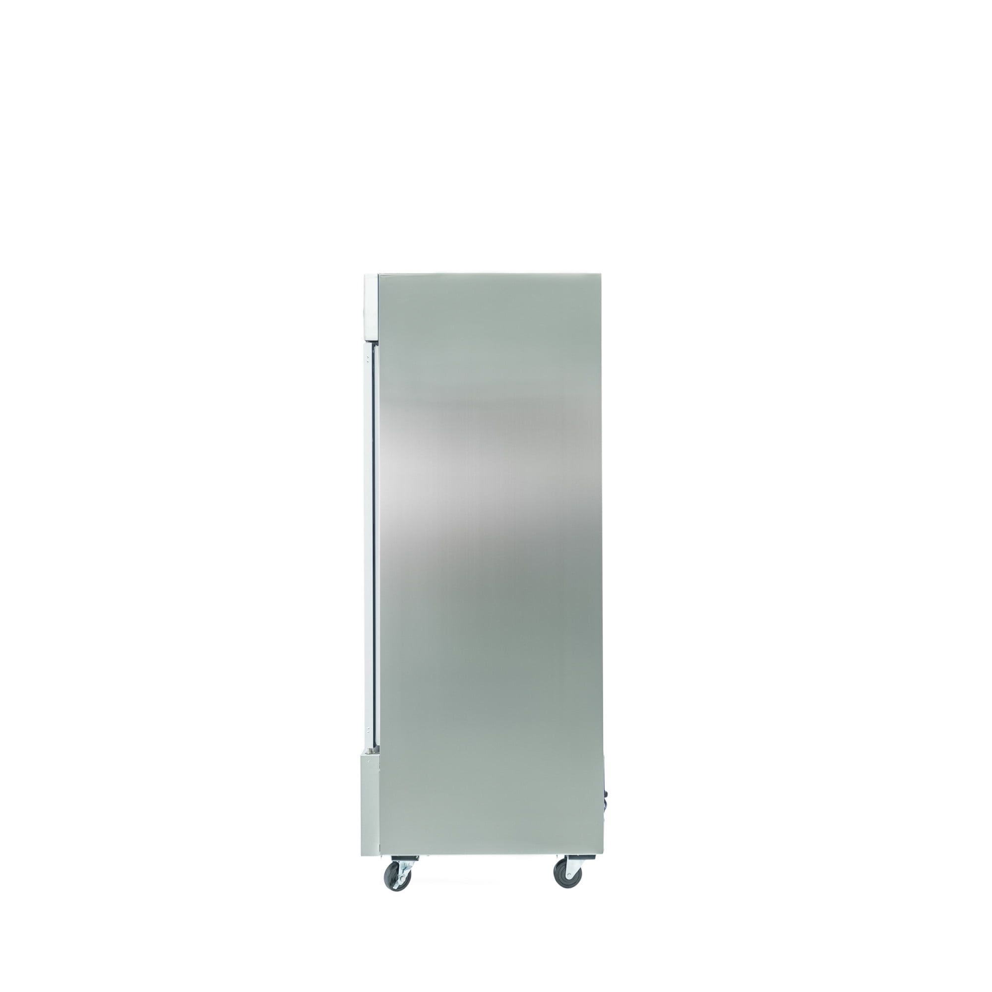 Norpole 54 in. W 48 cu. ft. 2-Glass Door Reach-In Commercial Refrigerator in Stainless in Stainless Steel