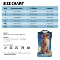 thumbnail image 4 of Daiia Starry Sky Cloud Dog Printed Men's Tank Tops,Casual Soft Sleeveless Gym Muscle Shirts Bodybuilding Tee-XX-Large, 4 of 8