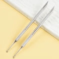 thumbnail image 3 of Double Ended Nail Cuticle Pusher Tool Stainless Steel Manicure Set for Exfoliating Dead Skin and Cuticle Care for Fingernails and Toenails, 3 of 10