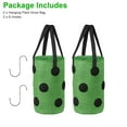 thumbnail image 7 of TSV 13.8 in Green Upside-Down Hanging Planters with 13 Growth Ports (2 Count), 7 of 7
