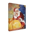 thumbnail image 2 of Trademark Fine Art 'Santa With Globe' Canvas Art by Hal Frenck, 2 of 3