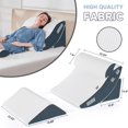 thumbnail image 3 of Juego de almohadas en forma de cuña para cama ortopédica Yojoker, 4 piezas, 3 of 7