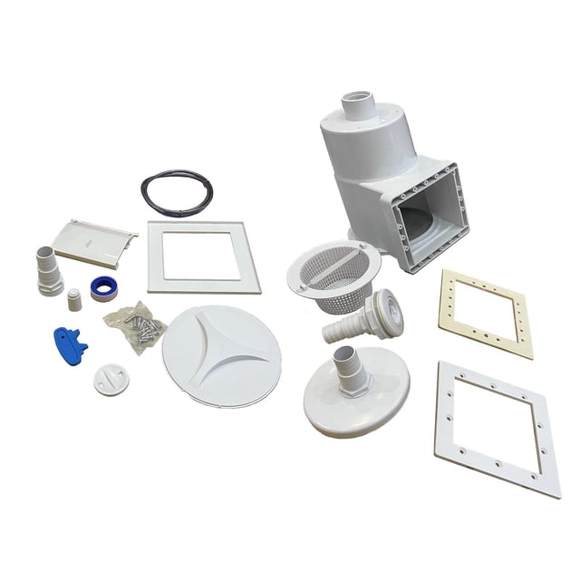 Youkk Ground Pool Skimmer Kit Durable for Cleaning Replacement Pool Cleaner Parts Style B