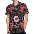 thumbnail image 4 of High Quality Hawaiian Shirts for Men Short Sleeve Aloha Beach Shirt Floral Summer Casual Button Down Shirts Blouses PF6JH9, 4 of 7