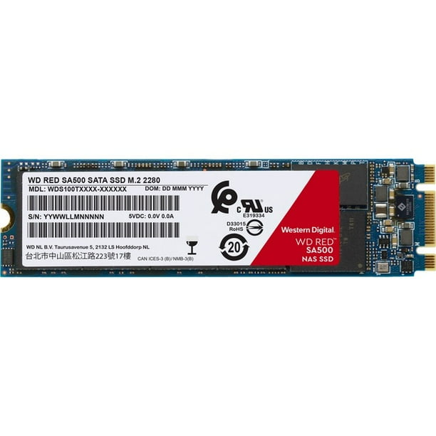 WD Red SA500 WDS200T1R0B - SSD - 2 TB - internal - M.2 2280 - SATA 6Gb/s