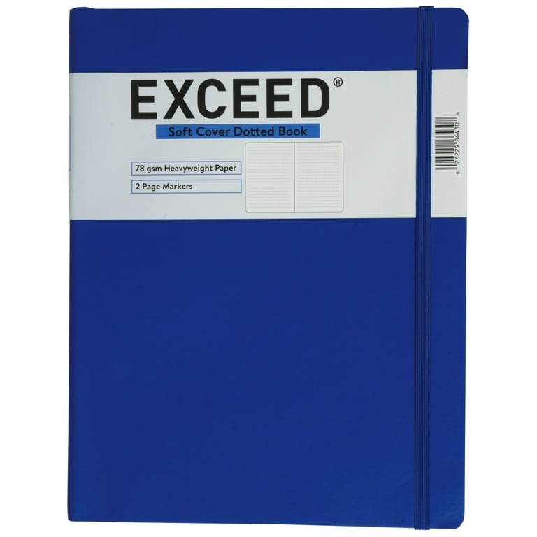 Exceed Large Classic Notebook, Dotted, 96 Sheets, 7.5 Exceed Large Classic Notebook, Dotted, 96 Sheets, 7.5