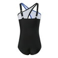 thumbnail image 2 of GYRATEDREAM Girl's One Piece Color Block Swimsuit Cute Cut Out Monokini Swimsuit Kids Bathing Suit Swimwear, 5-6 Years, 2 of 4