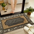 thumbnail image 5 of JML Non-Slip MicrofiberFabric & Rubber Doormat - Soft Entryway Rug for Home/Office (16"x24") - Easy Clean Door Mat for Indoor/Outdoor Use, Engraved Welcome Design, 5 of 6