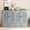 Gray, variant on Full Size White Bed With Abundant Storage Facilities - Save Space In Multifunctional Rooms. Keep Pillows, Clothes, Organized. Look. Charging Port. Effortless Assembly Process. 75.1" X 56.7" 41.3"